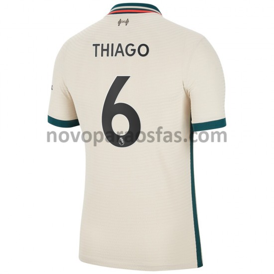 Camisolas Liverpool Thiago Alcantara 6 Visitante 2021-2022 Manga Curta