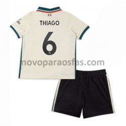 Camisolas Liverpool Thiago Alcantara 6 Criança Visitante 2021-2022 Manga Curta