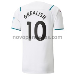 Camisolas Manchester City Jack Grealish 10 Visitante 2021-2022 Manga Curta