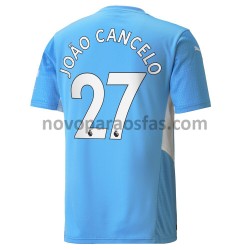 Camisolas Manchester City Joao Cancelo 27 Casa 2021-2022 Manga Curta