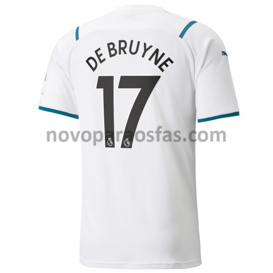 Camisolas Manchester City Kevin De Bruyne 17 Visitante 2021-2022 Manga Curta
