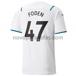 Camisolas Manchester City Phil Foden 47 Visitante 2021-2022 Manga Curta