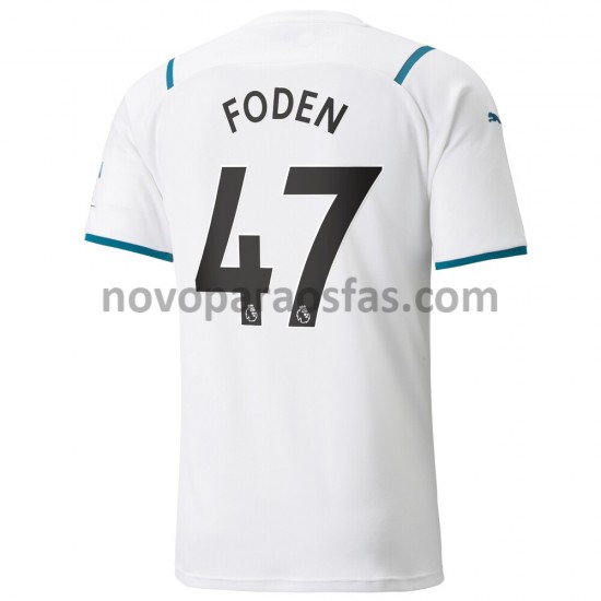 Camisolas Manchester City Phil Foden 47 Visitante 2021-2022 Manga Curta