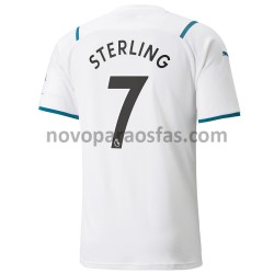 Camisolas Manchester City Raheem Sterling 7 Visitante 2021-2022 Manga Curta