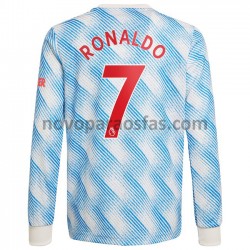 Camisolas Manchester United Cristiano Ronaldo 7 Visitante 2021-2022 Manga Comprida