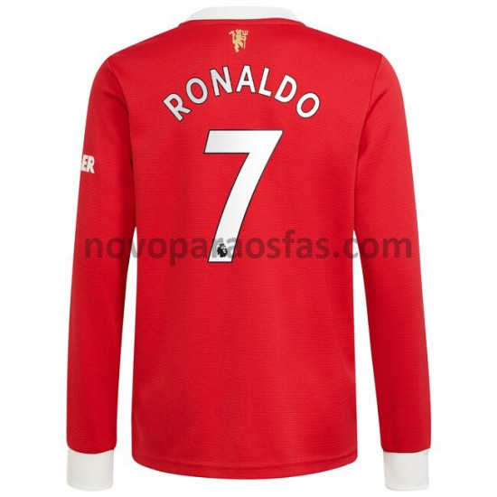 Camisolas Manchester United Cristiano Ronaldo 7 Casa 2021-2022 Manga Comprida