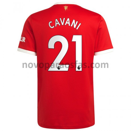 Camisolas Manchester United Edinson Cavani 21 Casa 2021-2022 Manga Curta