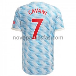 Camisolas Manchester United Edinson Cavani 7 Visitante 2021-2022 Manga Curta