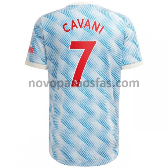 Camisolas Manchester United Edinson Cavani 7 Visitante 2021-2022 Manga Curta
