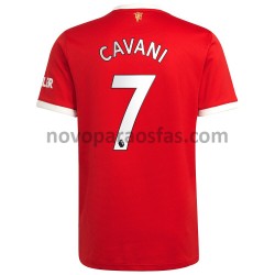 Camisolas Manchester United Edinson Cavani 7 Casa 2021-2022 Manga Curta