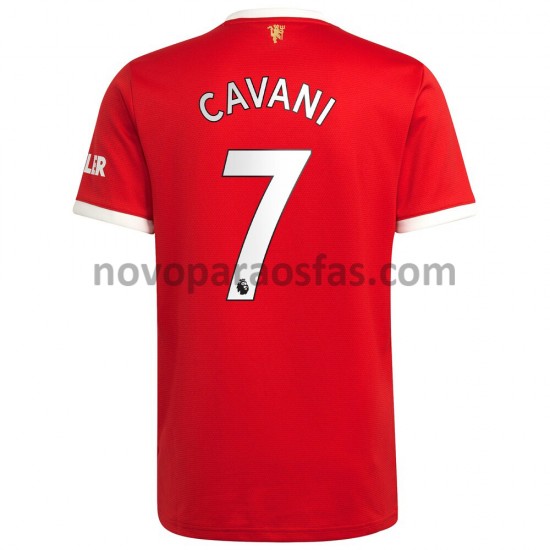 Camisolas Manchester United Edinson Cavani 7 Casa 2021-2022 Manga Curta