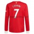 Camisolas Manchester United Edinson Cavani 7 Casa 2021-2022 Manga Comprida