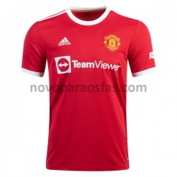Camisolas Manchester United Casa 2021-2022 Manga Curta