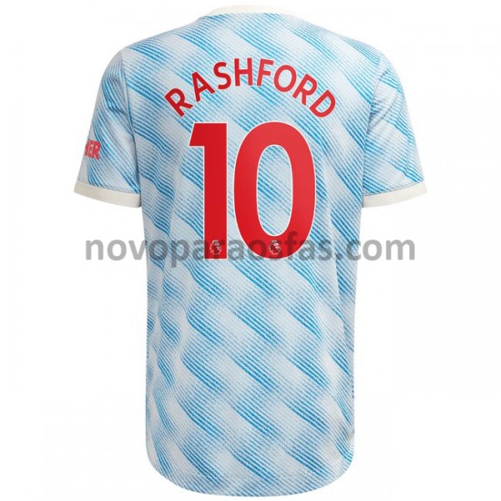 Camisolas Manchester United Marcus Rashford 10 Visitante 2021-2022 Manga Curta