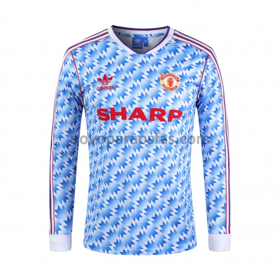 Camisolas Manchester United Retro Casa 1992 Manga Comprida