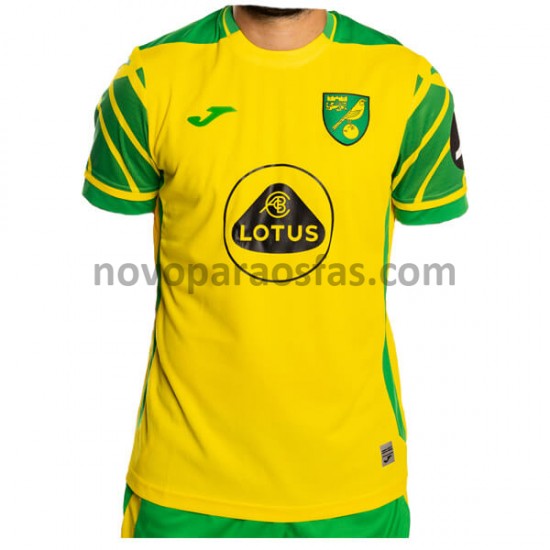 Camisolas Norwich City Casa 2021-2022 Manga Curta