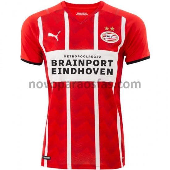 Camisolas PSV Eindhoven Casa 2021-2022 Manga Curta