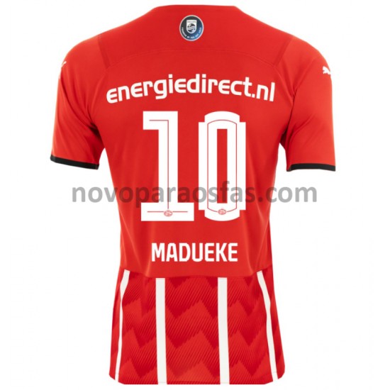 Camisolas PSV Eindhoven Noni Madueke 10 Casa 2021-2022 Manga Curta