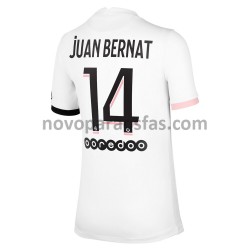 Camisolas Paris Saint-Germain Juan Bernat 14 Visitante 2021-2022 Manga Curta