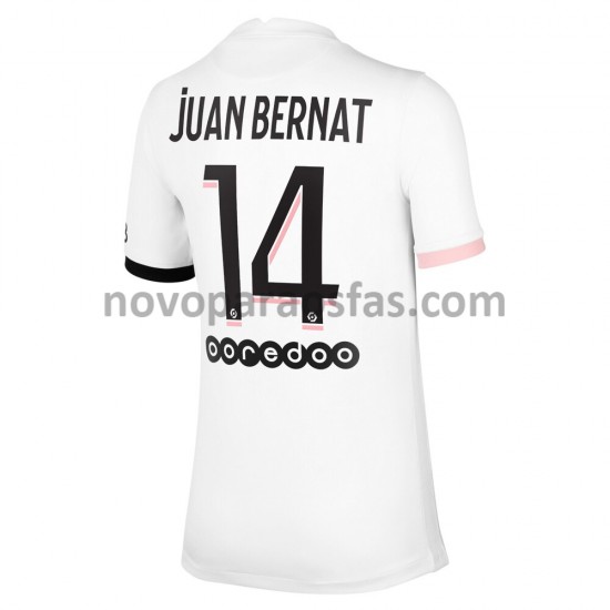 Camisolas Paris Saint-Germain Juan Bernat 14 Visitante 2021-2022 Manga Curta