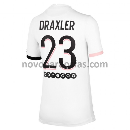 Camisolas Paris Saint-Germain Julian Draxler 23 Visitante 2021-2022 Manga Curta