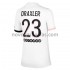 Camisolas Paris Saint-Germain Julian Draxler 23 Visitante 2021-2022 Manga Curta