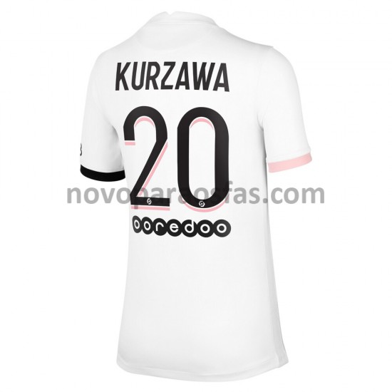 Camisolas Paris Saint-Germain Layvin Kurzawa 20 Visitante 2021-2022 Manga Curta