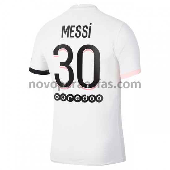 Camisolas Paris Saint-Germain Lionel Messi 30 Visitante 2021-2022 Manga Curta