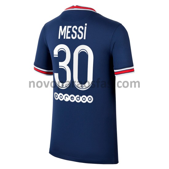 Camisolas Paris Saint-Germain Lionel Messi 30 Casa 2021-2022 Manga Curta