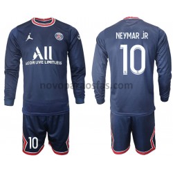 Camisolas Paris Saint-Germain Neymar JR 10 Criança Casa 2021-2022 Manga Comprida