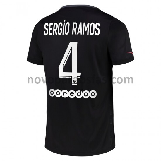 Camisolas Paris Saint-Germain Sergio Ramos 4 Alternativo 2021-2022 Manga Curta