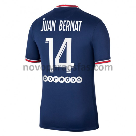 Camisolas Paris Saint-Germain Juan Bernat 14 Casa 2021-2022 Manga Curta
