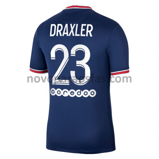 Camisolas Paris Saint-Germain Julian Draxler 23 Casa 2021-2022 Manga Curta