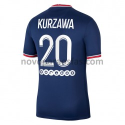 Camisolas Paris Saint-Germain Layvin Kurzawa 20 Casa 2021-2022 Manga Curta