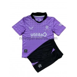 Camisolas Rangers Criança Alternativo 2021-2022 Manga Curta