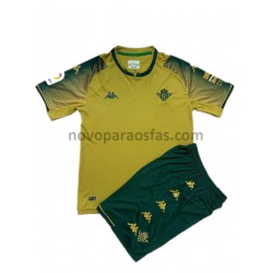 Camisolas Real Betis Criança Alternativo 2021-2022 Manga Curta