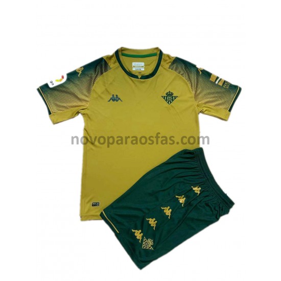 Camisolas Real Betis Criança Alternativo 2021-2022 Manga Curta