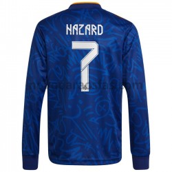 Camisolas Real Madrid Eden Hazard 7 Visitante 2021-2022 Manga Comprida