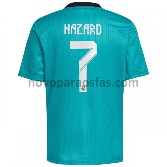 Camisolas Real Madrid Eden Hazard 7 Alternativo 2021-2022 Manga Curta