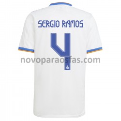 Camisolas Real Madrid Sergio Ramos 4 Casa 2021-2022 Manga Curta