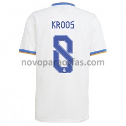 Camisolas Real Madrid Toni Kroos 8 Casa 2021-2022 Manga Curta