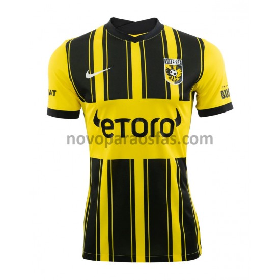 Camisolas SBV Vitesse Casa 2021-2022 Manga Curta