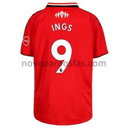 Camisolas Southampton Danny Ings 9 Casa 2021-2022 Manga Curta
