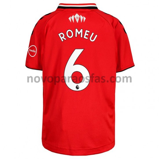 Camisolas Southampton Oriol Romeu 6 Casa 2021-2022 Manga Curta