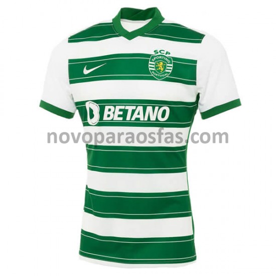 Camisolas Sporting CP Casa 2021-2022 Manga Curta