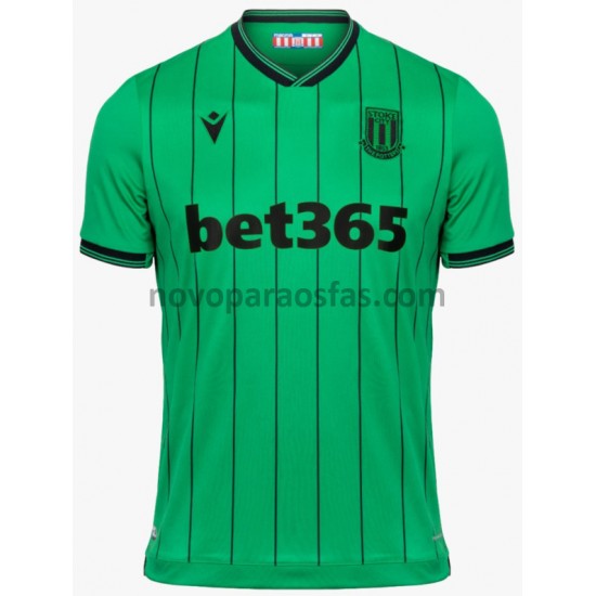 Camisolas Stoke City Visitante 2021-2022 Manga Curta