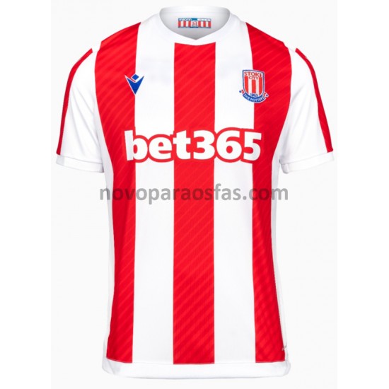 Camisolas Stoke City Casa 2021-2022 Manga Curta