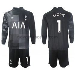 Camisolas Tottenham Hotspur Hugo Lloris 1 Guarda-redes Criança Visitante 2021-2022 Manga Comprida