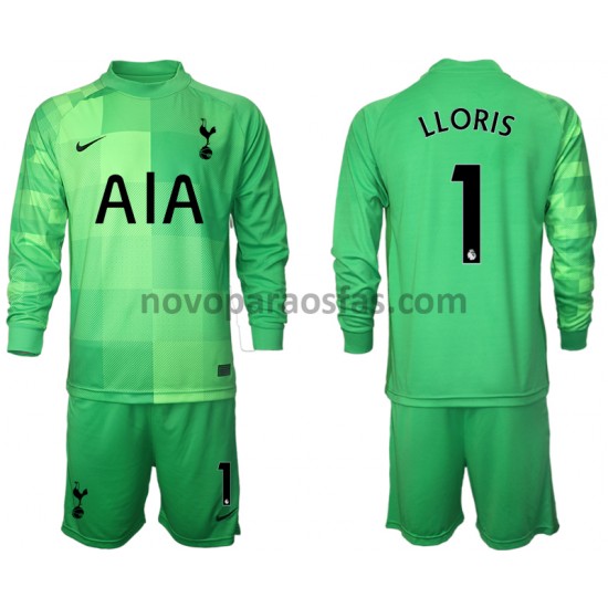 Camisolas Tottenham Hotspur Hugo Lloris 1 Guarda-redes Criança Casa 2021-2022 Manga Comprida