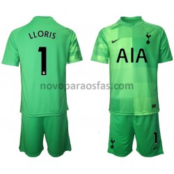 Camisolas Tottenham Hotspur Hugo Lloris 1 Guarda-redes Criança Casa 2021-2022 Manga Curta
